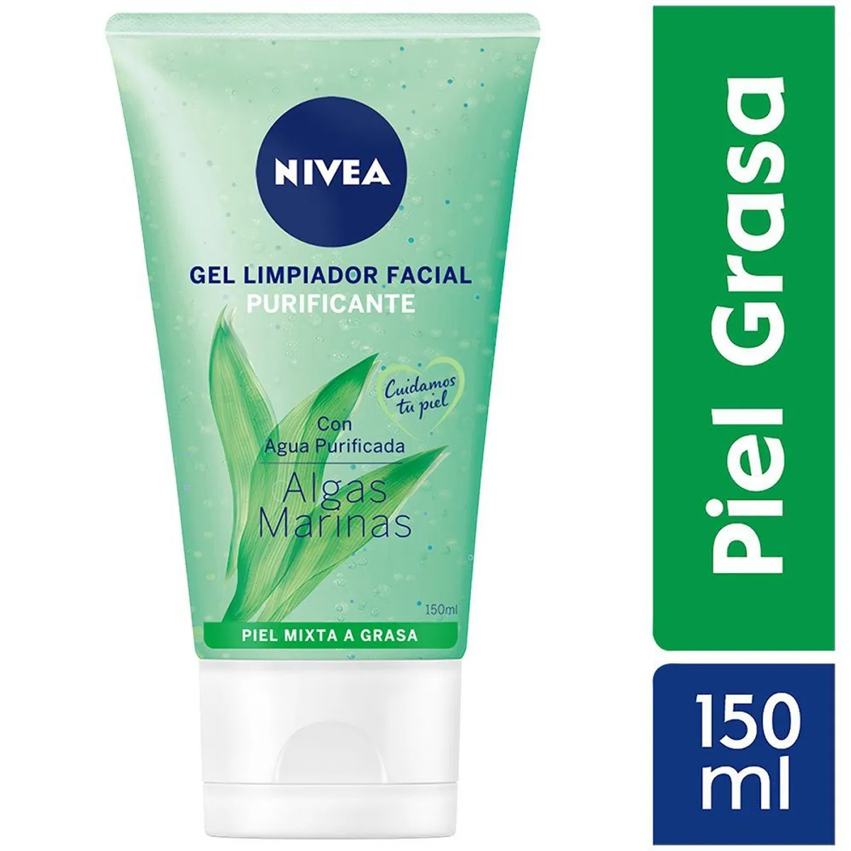 NIVEA - Gel Limpiador Facial Nivea Algas Marinas Envase 150 mL