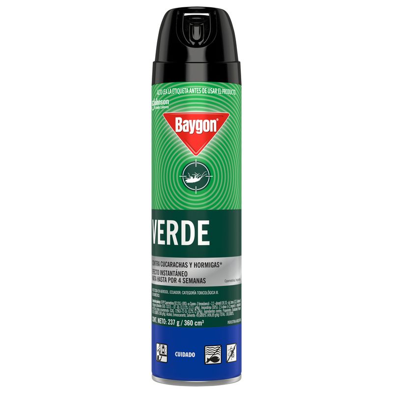 BAYGON - Insecticida Baygon Mata Cucarachas E Insectos Rastreros Envase 237 g