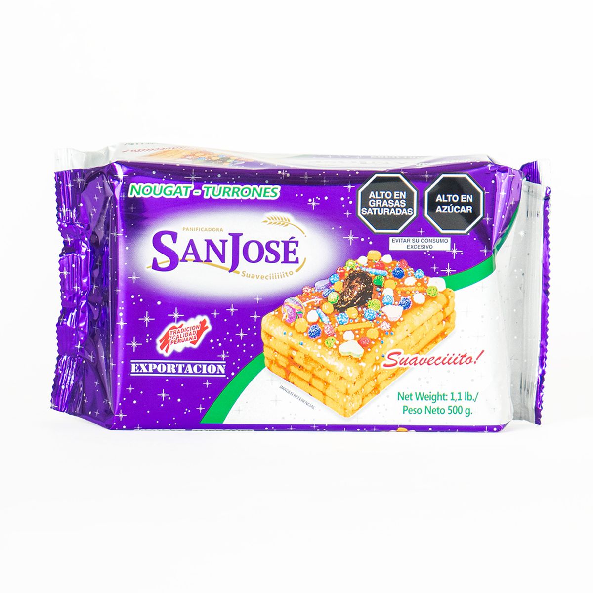 SAN JOSE - Turrón San José Empaque 500 g