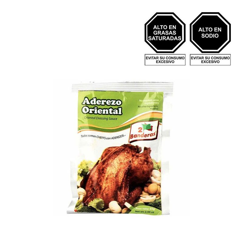 2 BANDERAS - Aderezo Oriental 2 Banderas Bolsa 85 g