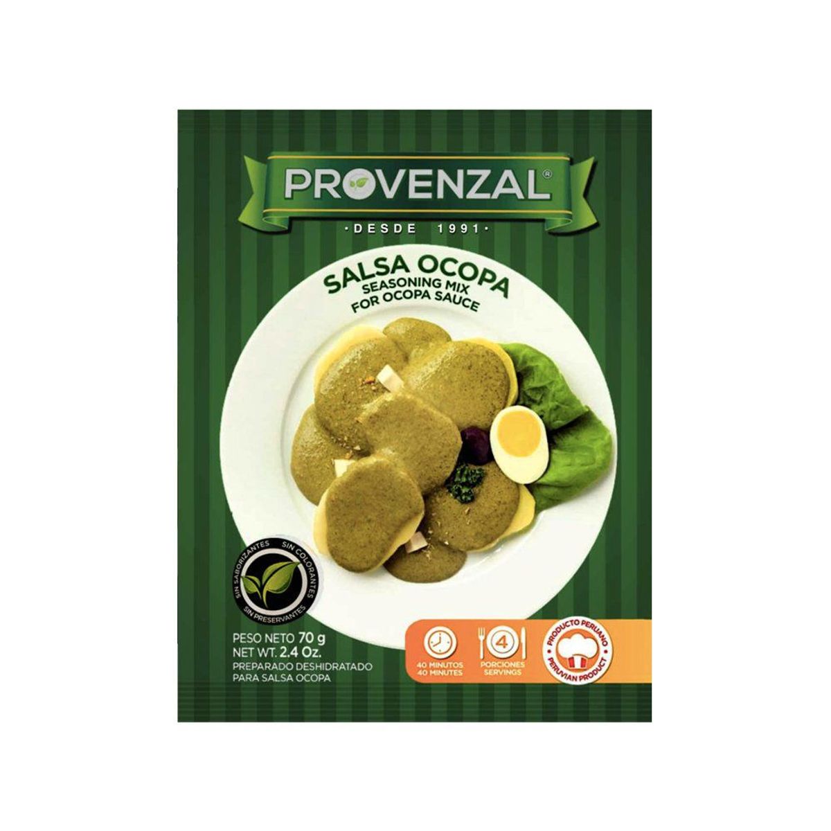 PROVENZAL - Base para Ocopa Provenzal Bolsa 70 g