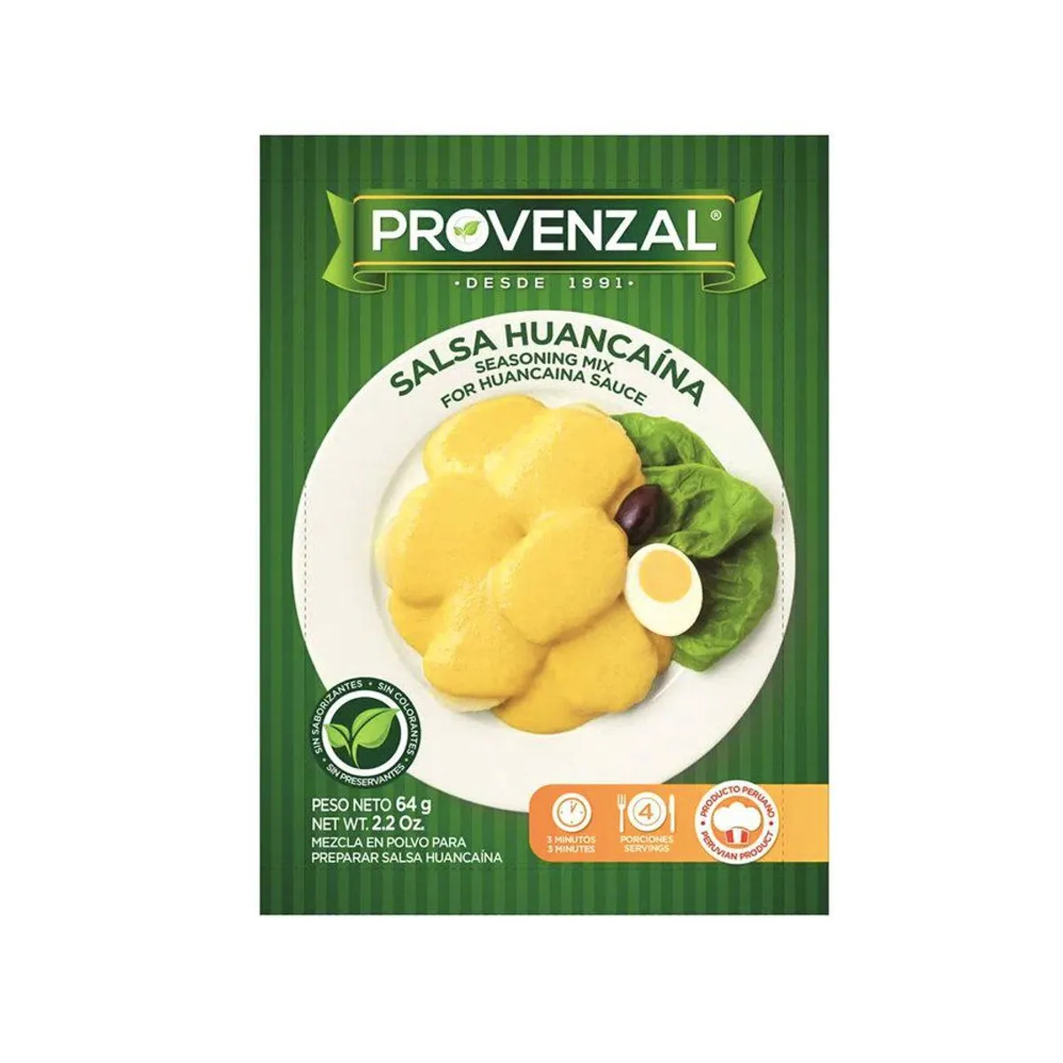 PROVENZAL - Salsa Huancaína Provenzal Bolsa 64 g