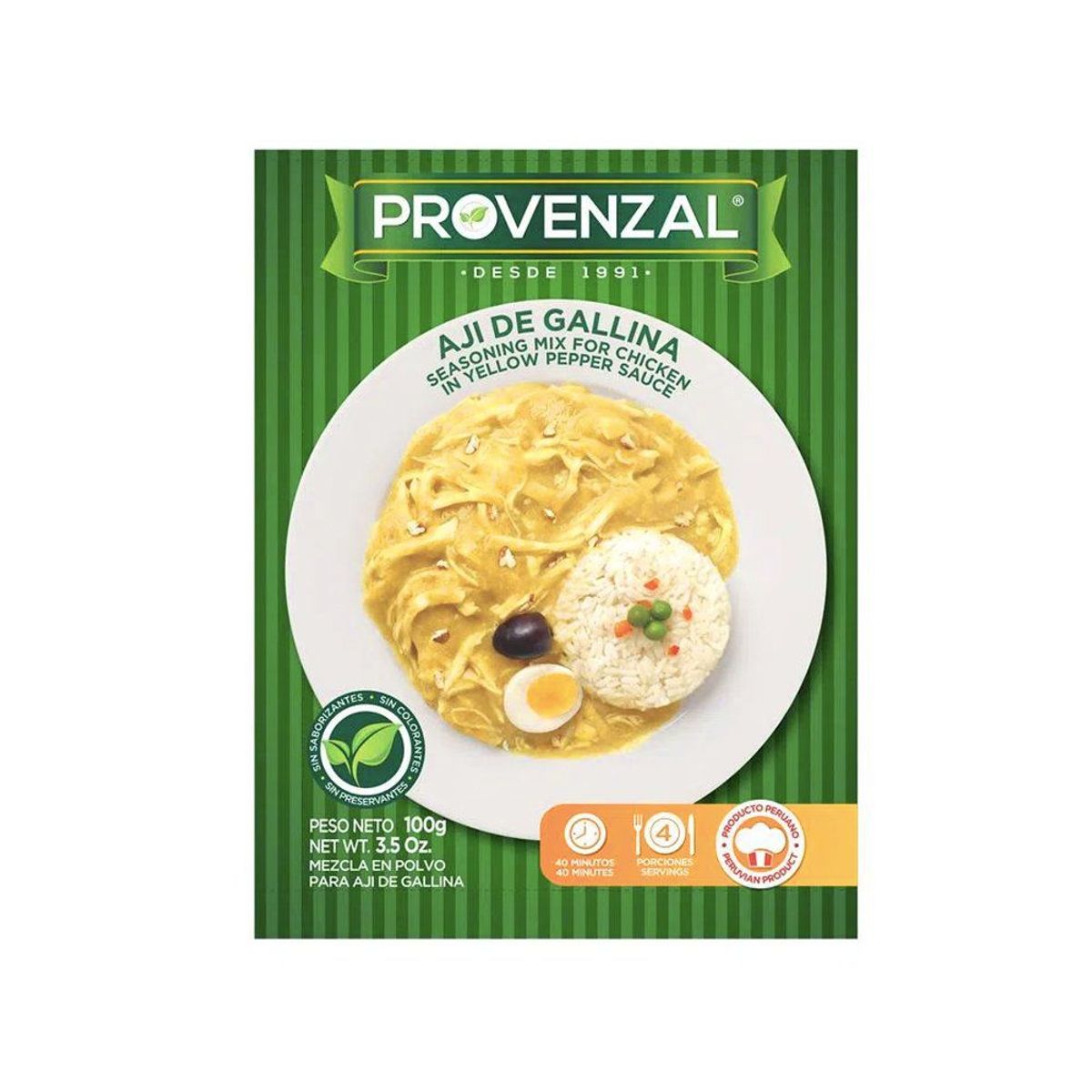 PROVENZAL - Mezcla para Ají de Gallina Provenzal Caja 100 g