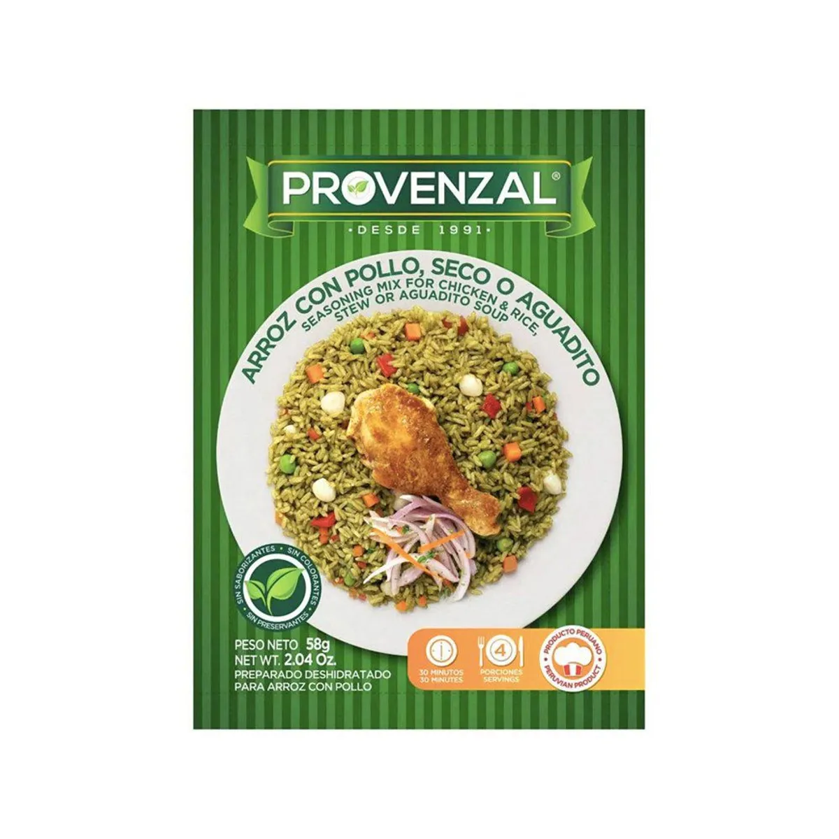 PROVENZAL - Mezcla para Arroz con Pollo Provenzal Bolsa 58 g