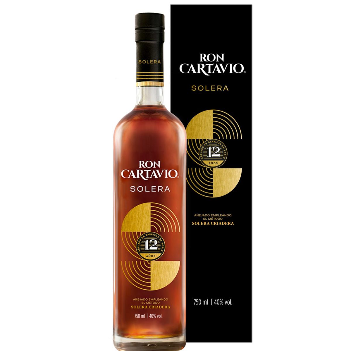 CARTAVIO - Ron Cartavio Solera 12 Años Botella 750 mL