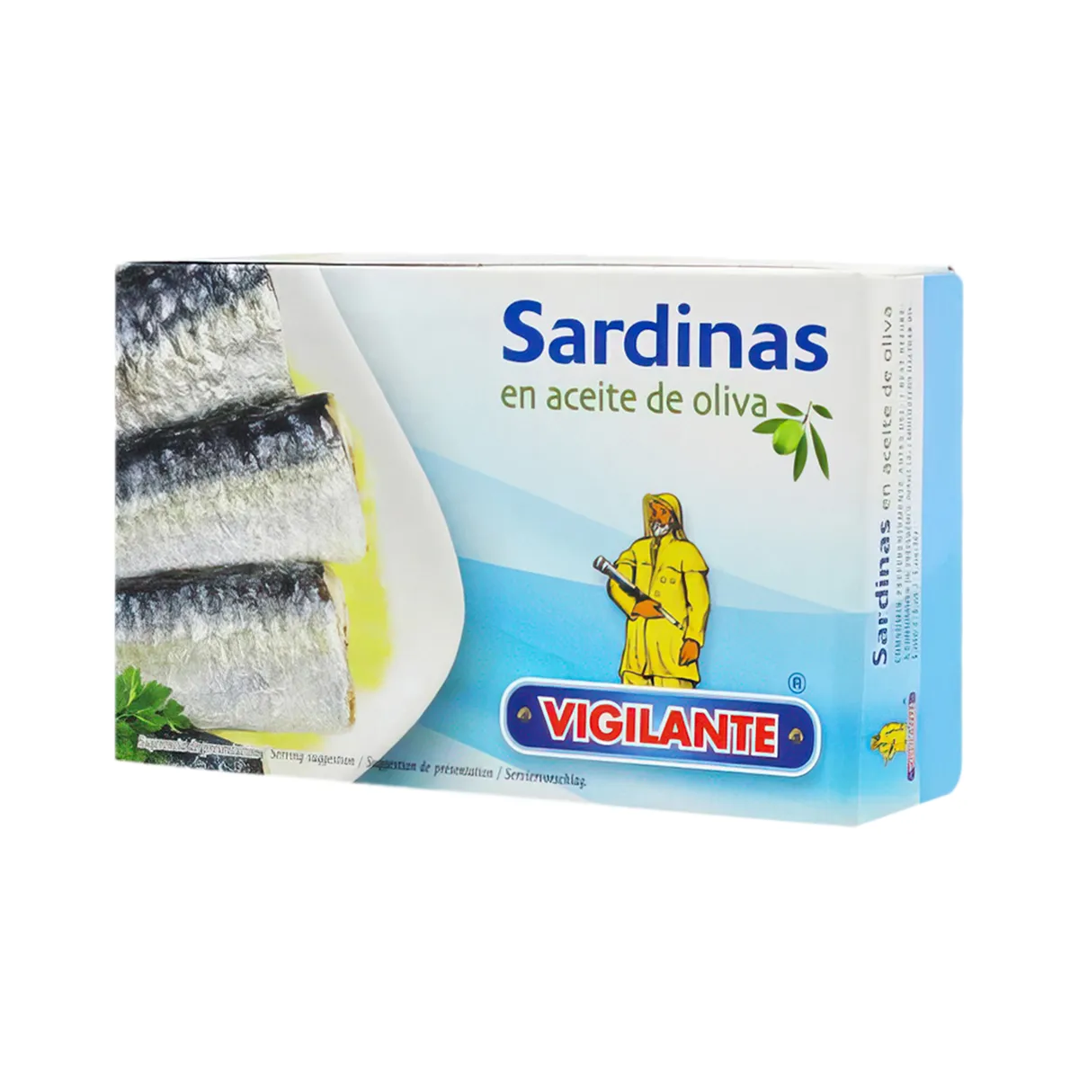 VIGILANTE - Sardinas Vigilante en Aceite de Oliva Envase 120 g
