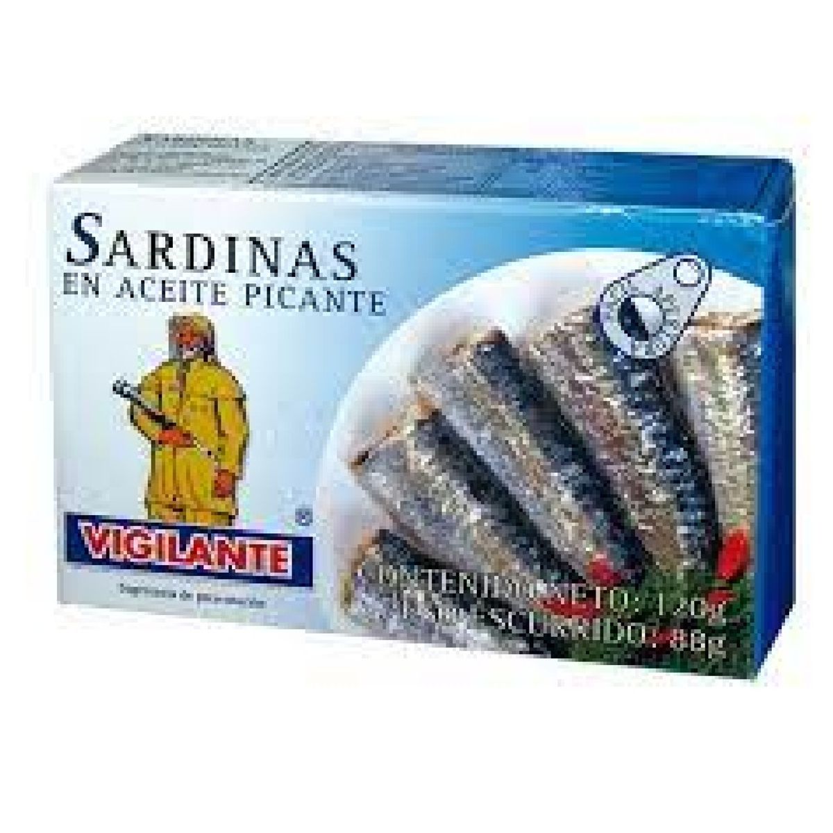 VIGILANTE - Sardinas en Aceite Vigilante Picante Lata 120 g