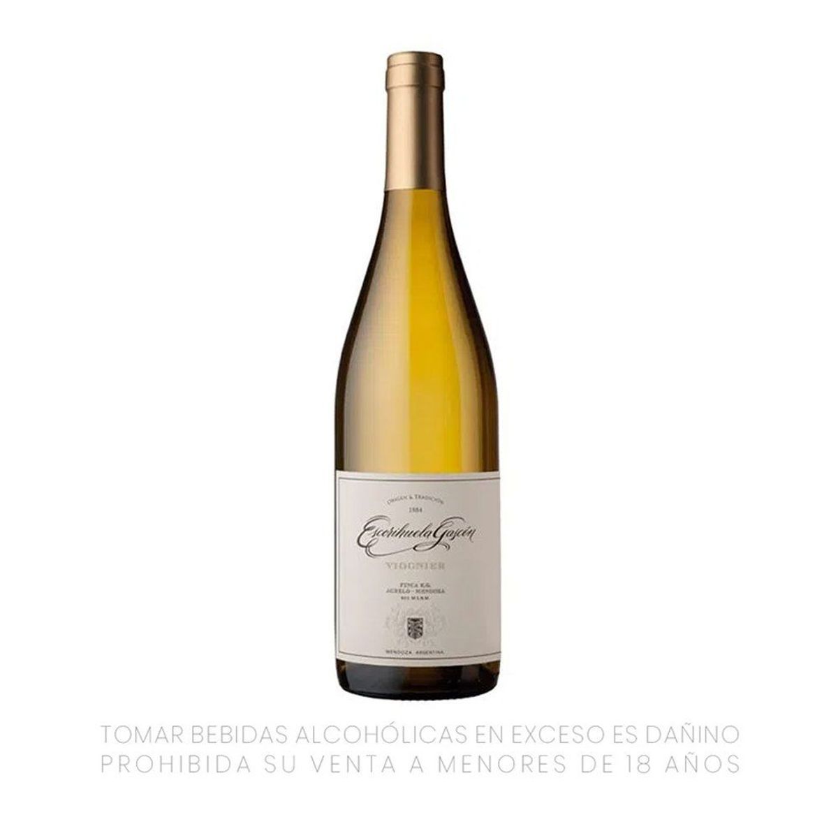 ESCORIHUELA GASCON - Vino Blanco Escorihuela Gascón Viogner Botella 750 mL