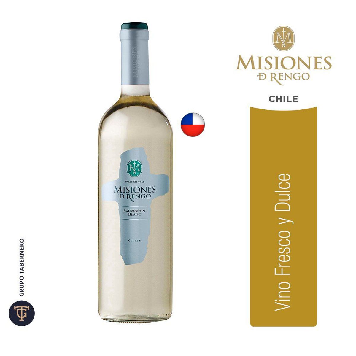 MISIONES DE RENGO - Vino Misiones de Rengo Sauvignon Blanc Botella 750 mL