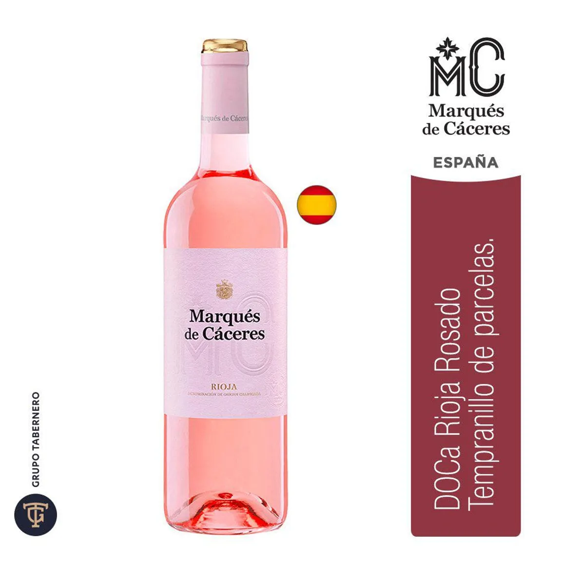 MARQUES DE CACERES - Vino Rosé Marqués de Cáceres Botella 750 mL