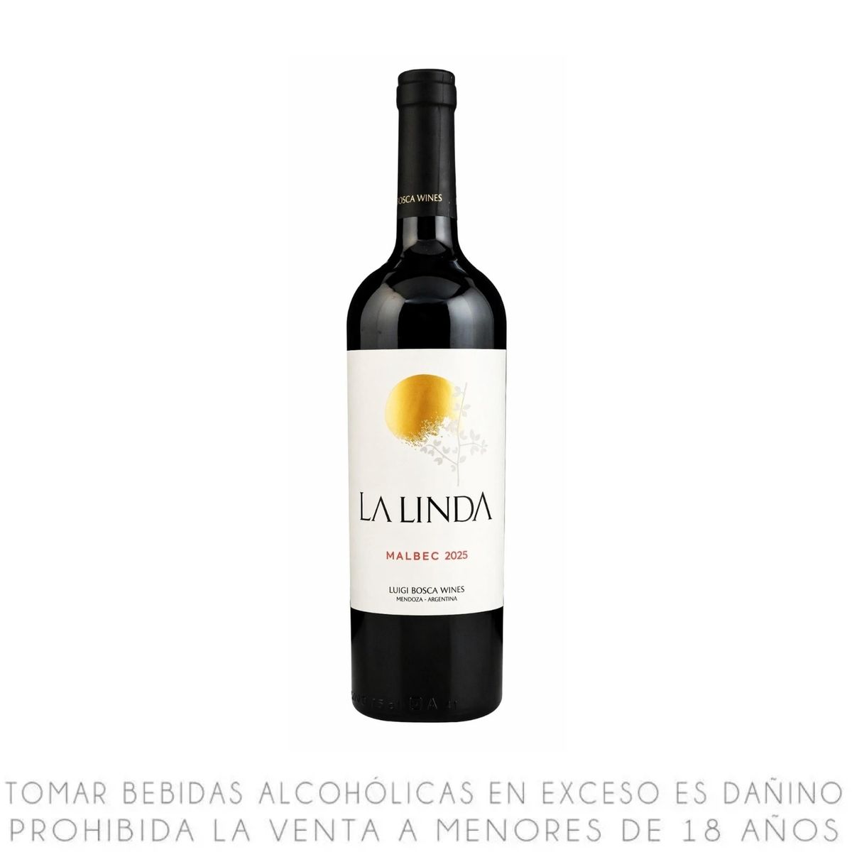 FINCA LA LINDA - Vino Tinto Malbec Finca La Linda Botella 750 mL