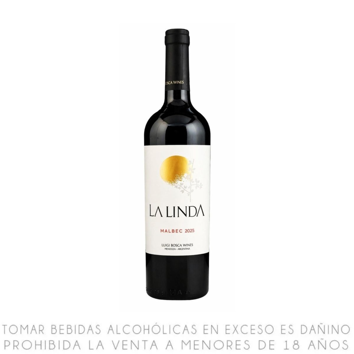 FINCA LA LINDA - Vino Tinto Malbec Finca La Linda Botella 750 mL