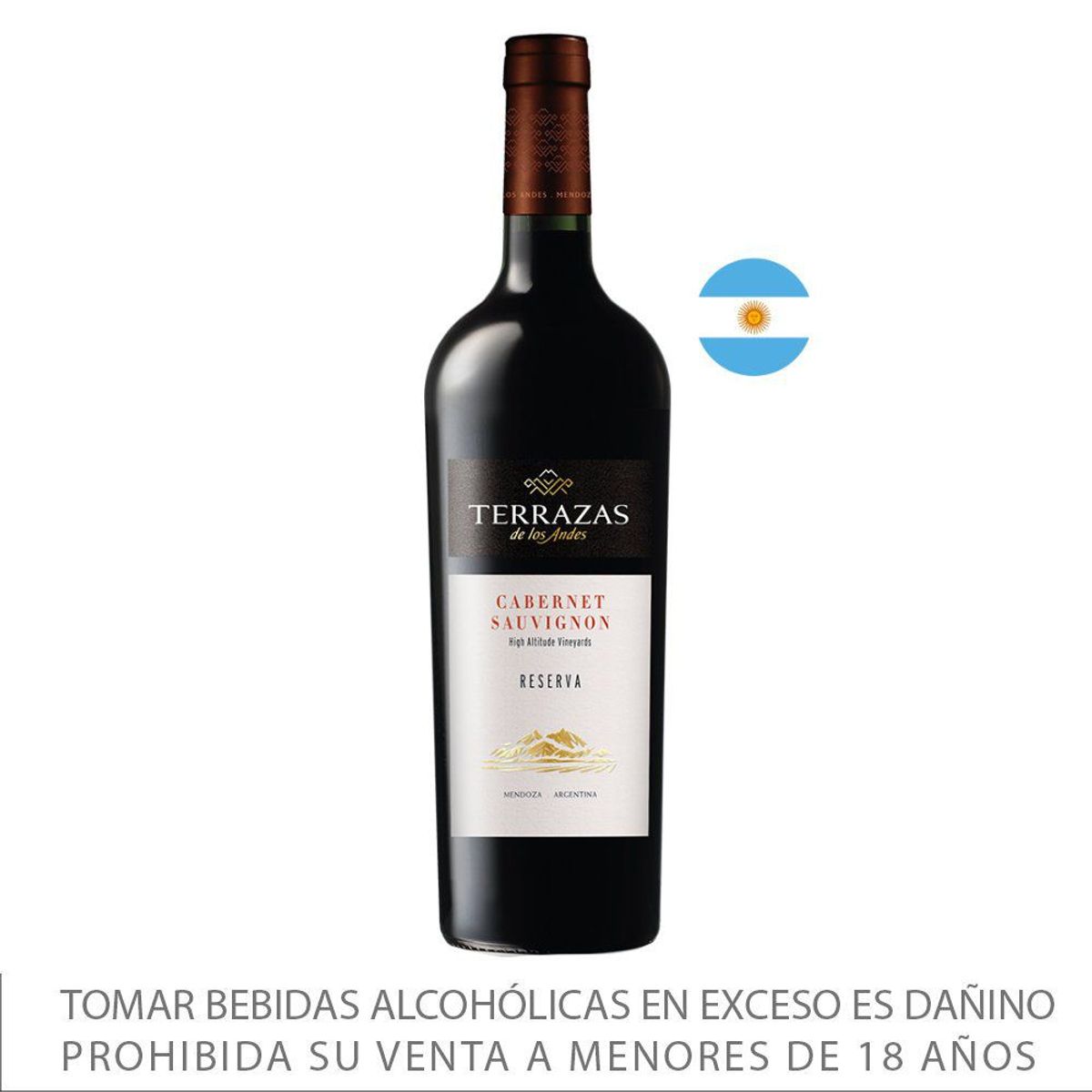 TERRAZAS - Vino Tinto Terrazas Cabernet Sauvingnon Botella 750 mL