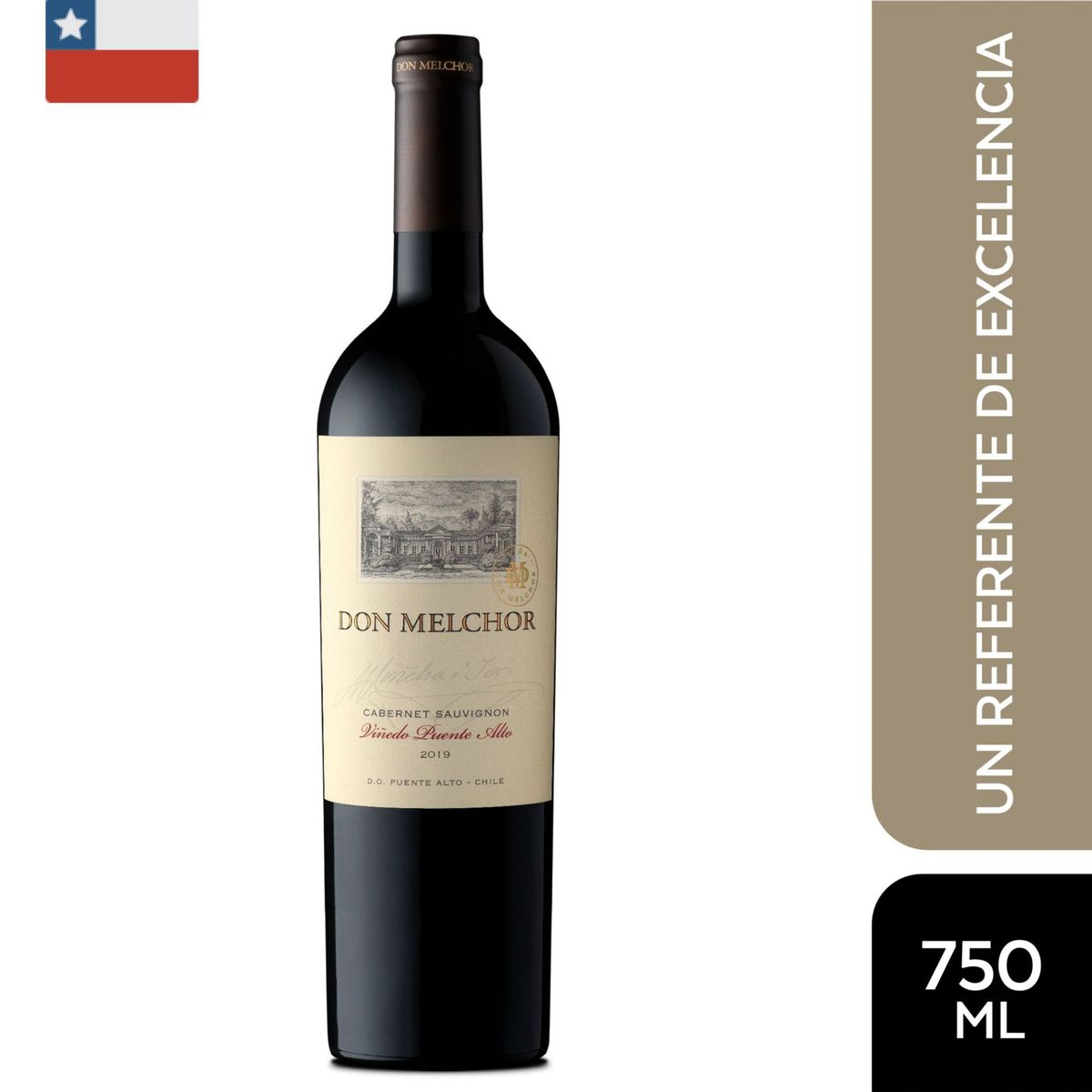 DON MELCHOR  - Vino Don Melchor Cabernet Sauvignon Botella 750 mL