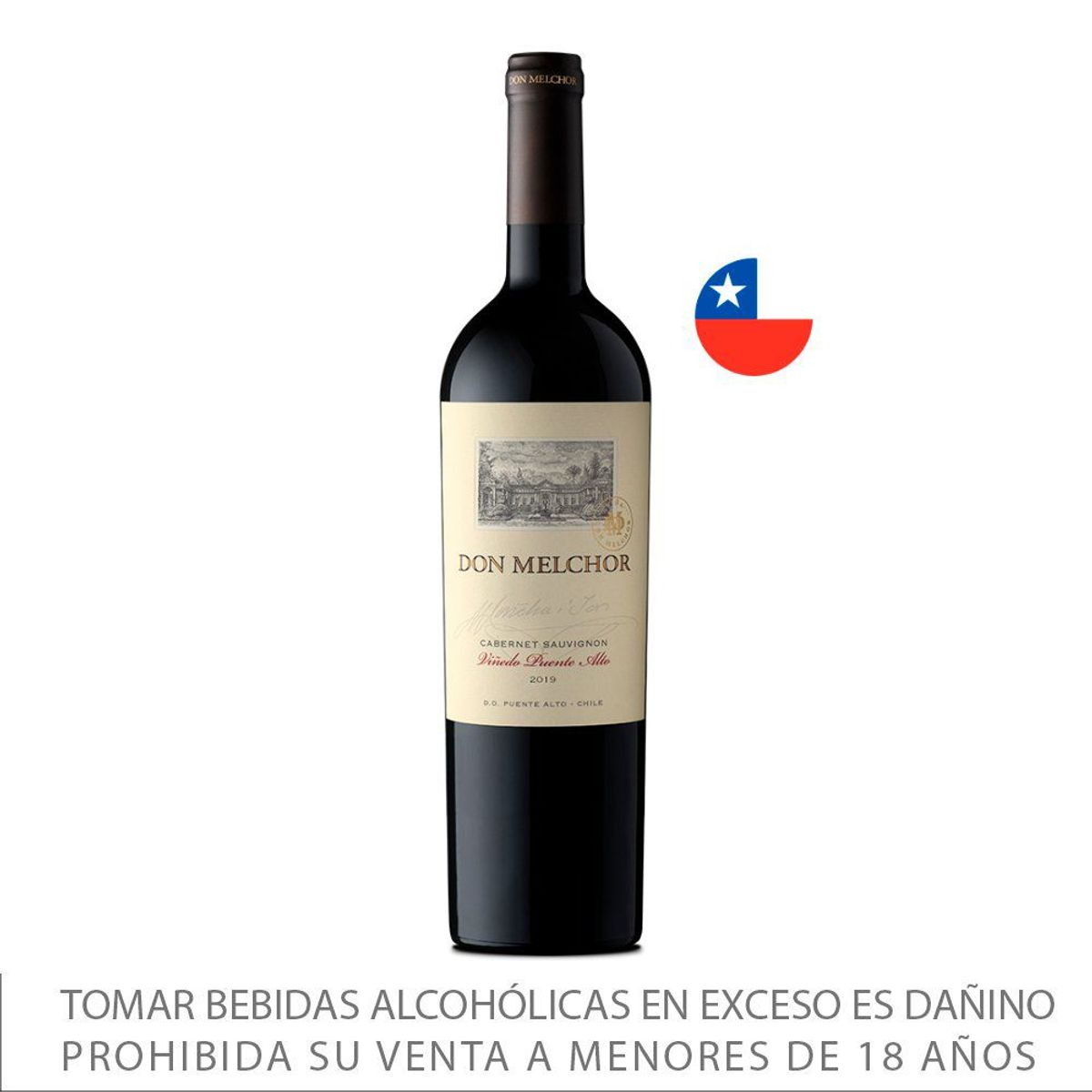 DON MELCHOR  - Vino Don Melchor Cabernet Sauvignon Botella 750 mL