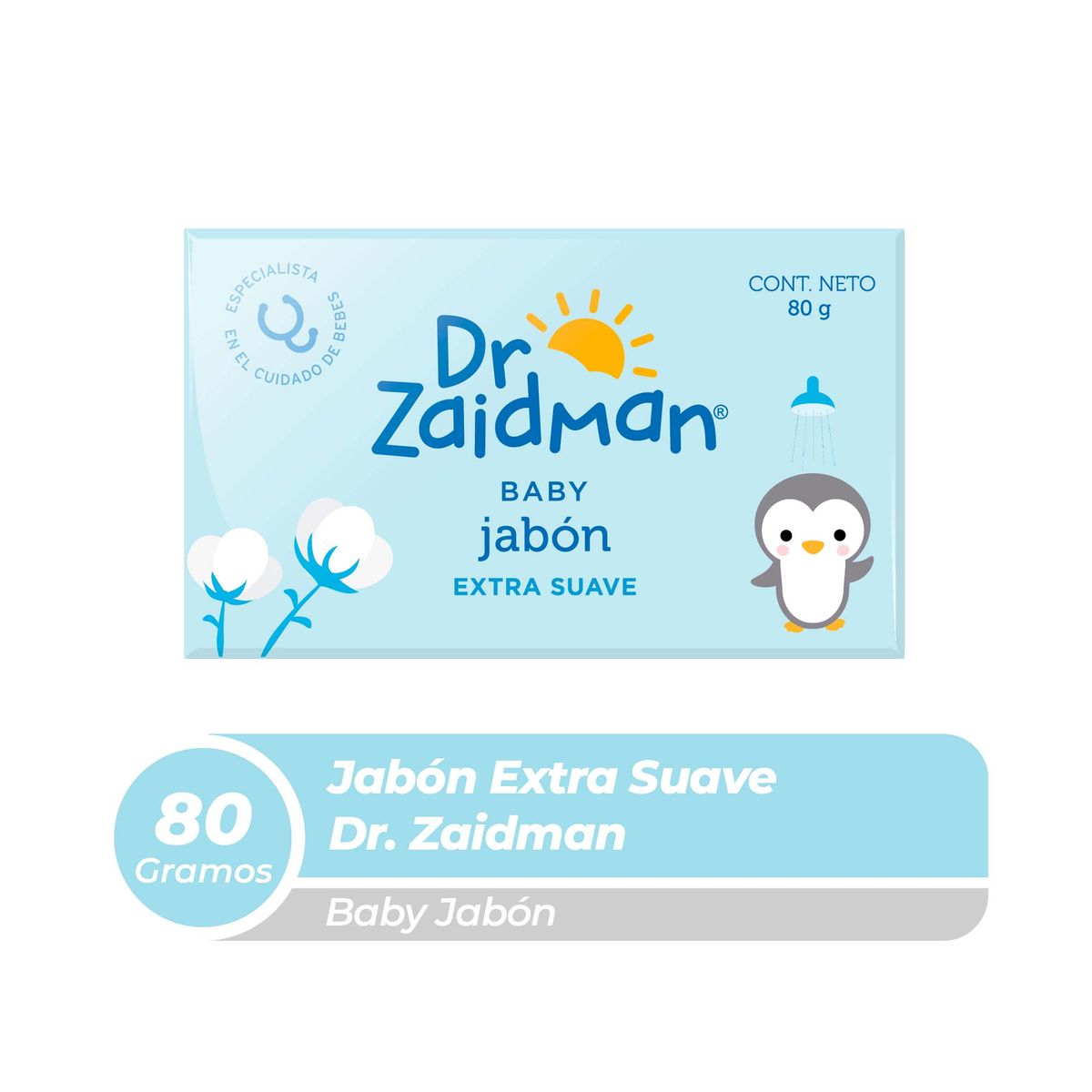 DR ZAIDMAN - Jabón Dr Zaidman Extra Suave Empaque 80 g