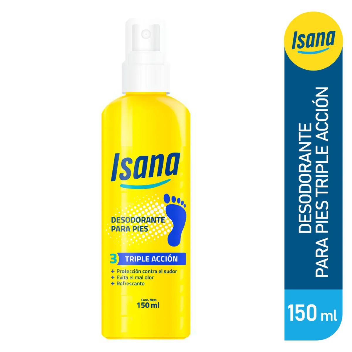 ISANA - Desodorante Isana Spray Pies Envase 150 mL