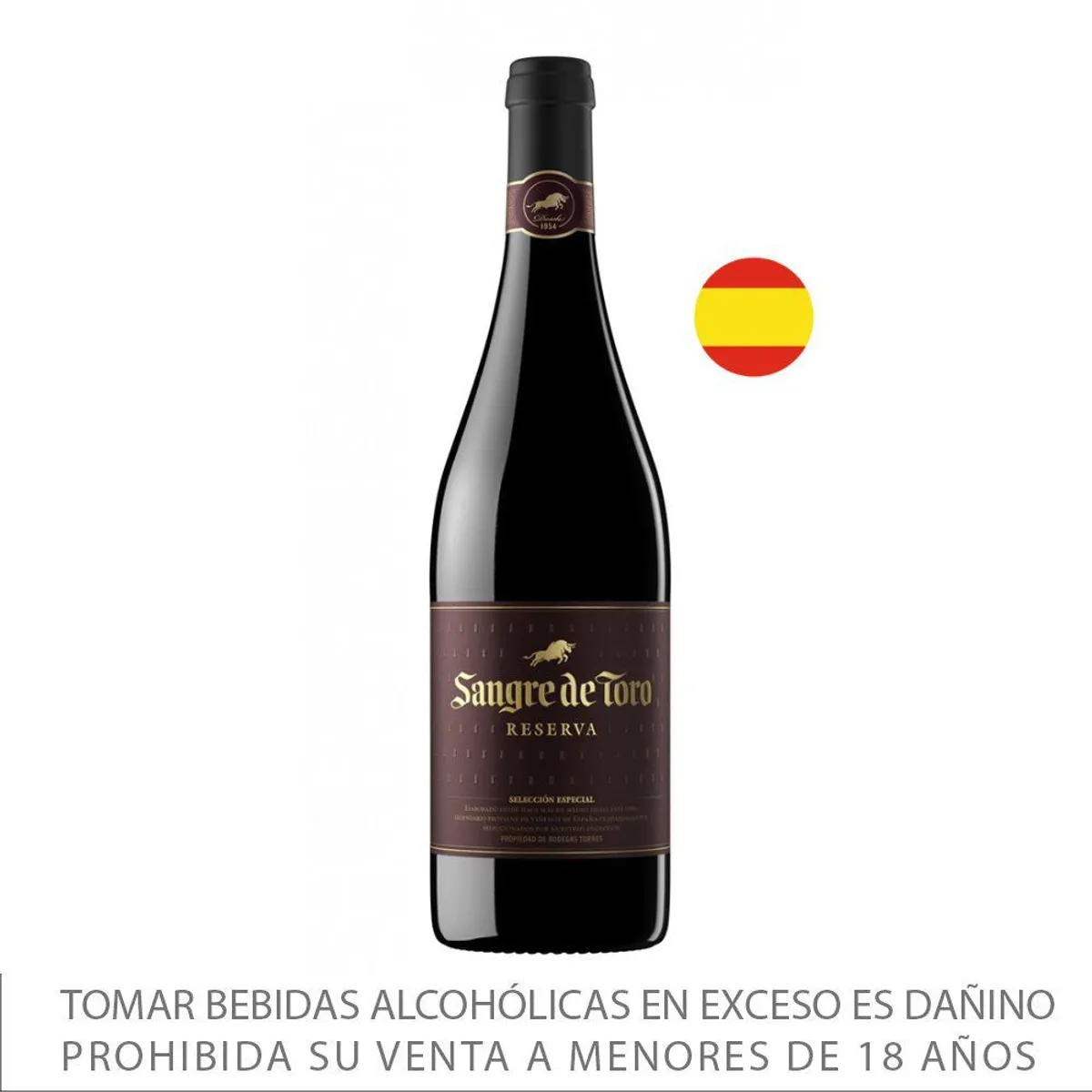 SANGRE DE TORO - Vino Tinto Sangre de Toro Reserva Botella 750 mL