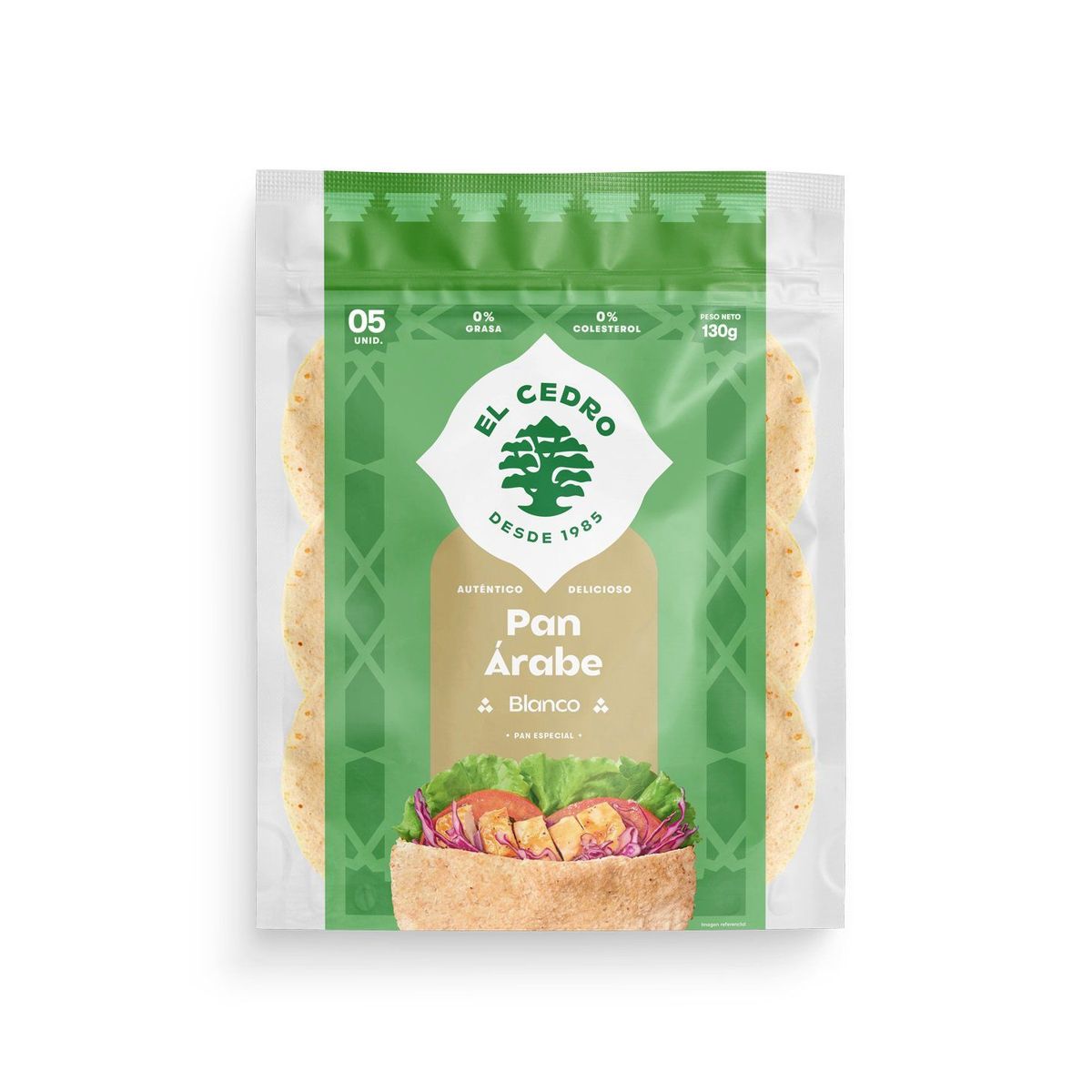 EL CEDRO - Pan Arabe Blanco El Cedro Bolsa 5 Und