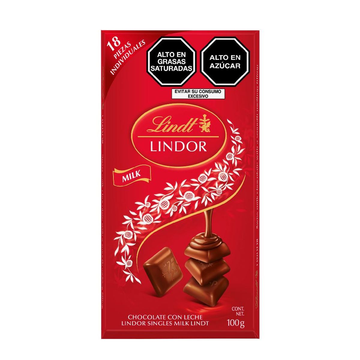 LINDT - Chocolate Lindor Singles Milk Lindt 100 g