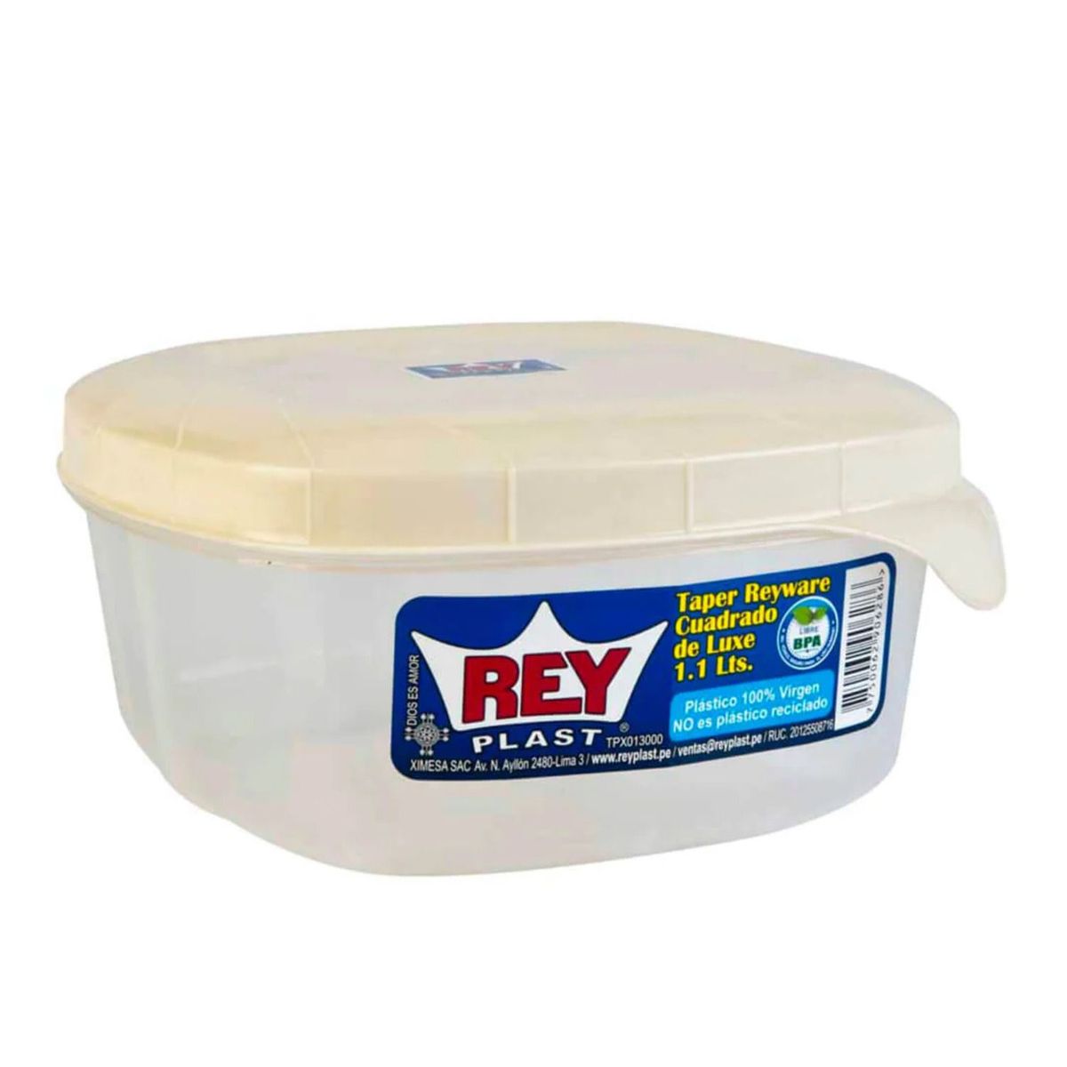 Rey - Taper Reyware Cuadrado de Luxe 1.1L