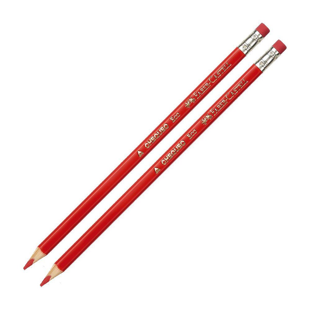 FABER CASTELL - Lápiz Faber Castell B3109 Rojo Empaque 2 Und