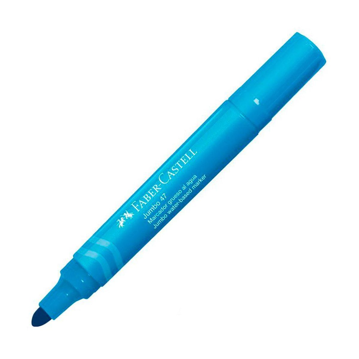 FABER CASTELL - Plumón Al Agua Faber Castell Jumbo 47 Azul