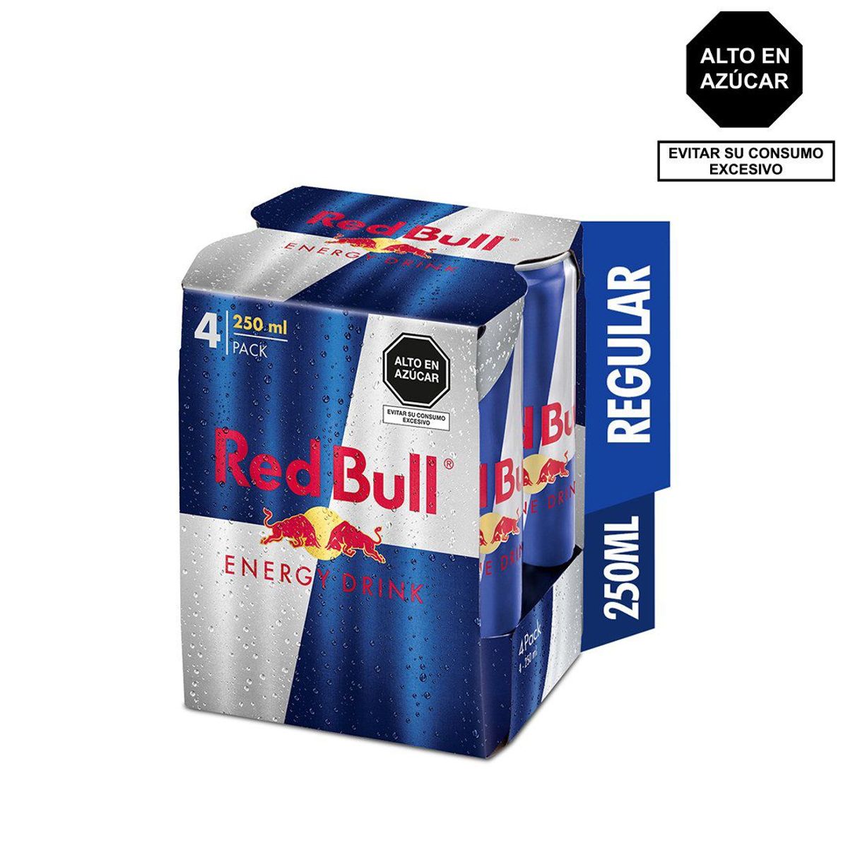 RED BULL - Energizante Red Bull Pack 4 Latas 250 mL
