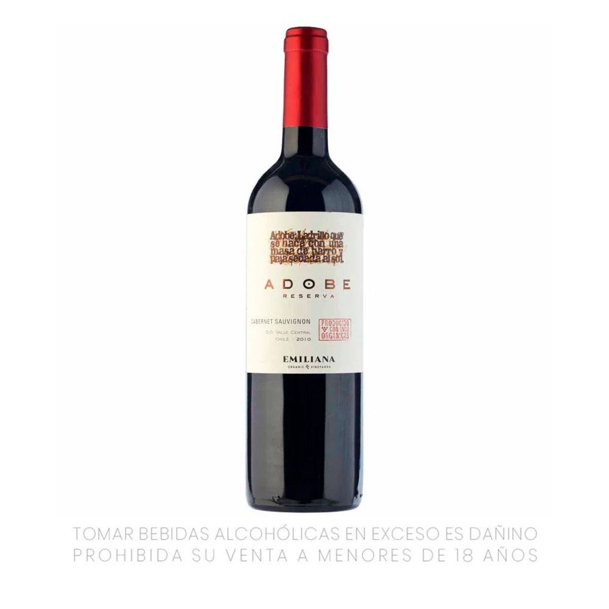 ERRAZURIZ - Vino Tinto Errazuriz Cabernet Sauvignon Botella 750 mL