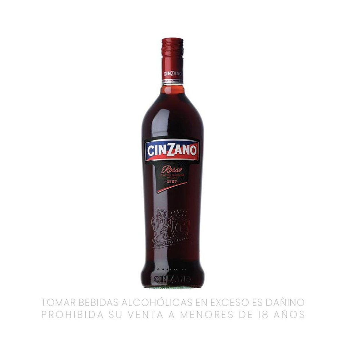 CINZANO - Vino Vermouth Cinzano Rosso 15° Botella 750 mL