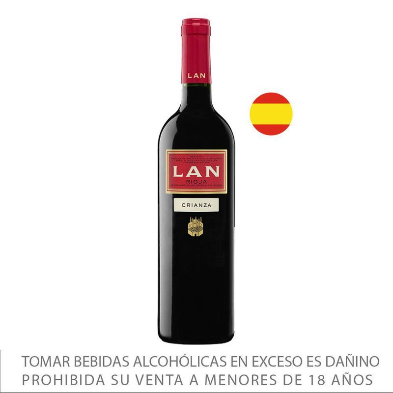 LAN - Vino Lan Crianza Botella 750 mL