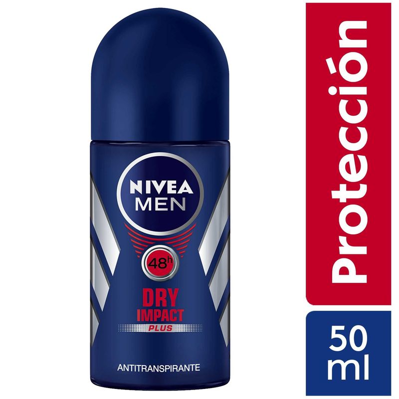 NIVEA - Desodorante Nivea Roll On Dry Impact Envase 50 mL
