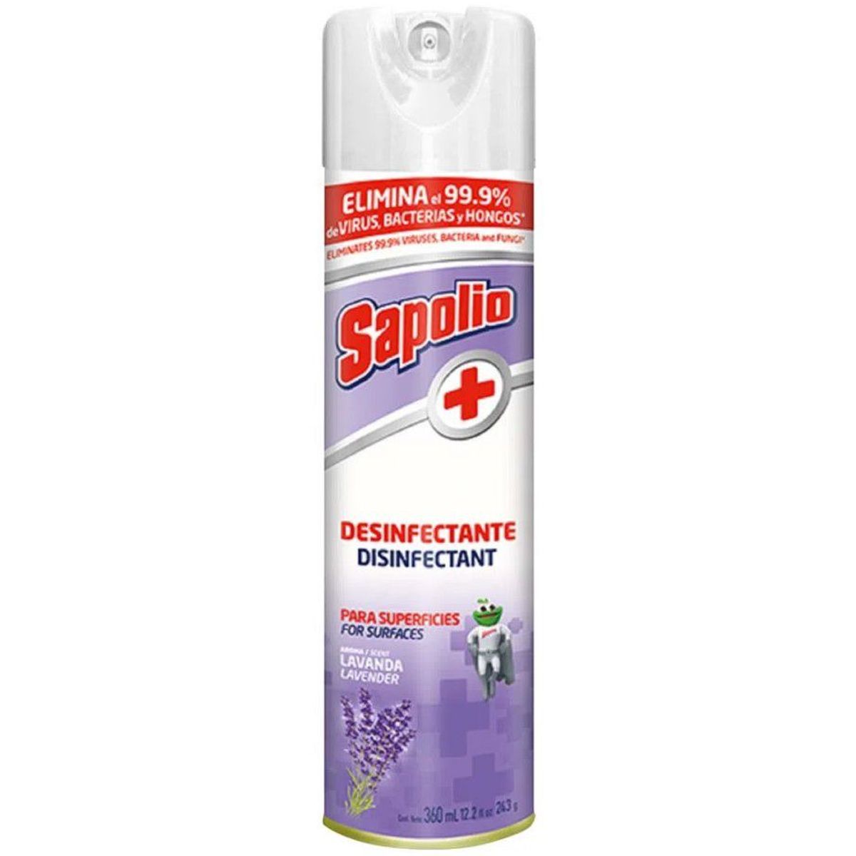 SAPOLIO - Desinfectante Ambiental y de Superficies Sapolio Envase 360 mL