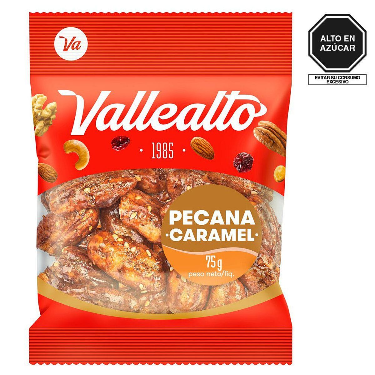 VALLEALTO - Pecana Caramel Valle Altox 75 g