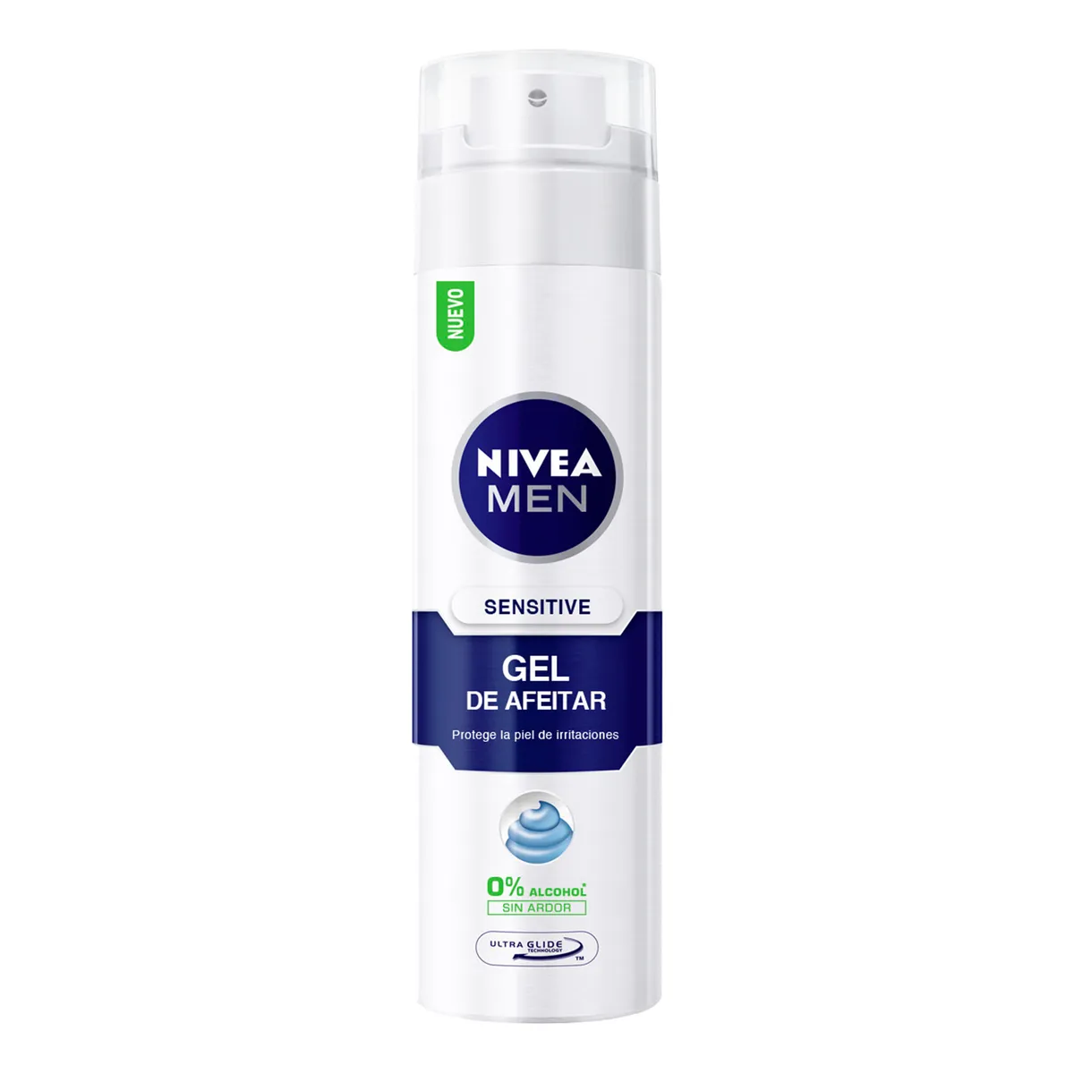 NIVEA - Gel de Afeitar Nivea Men Sensitive Envase 200 mL