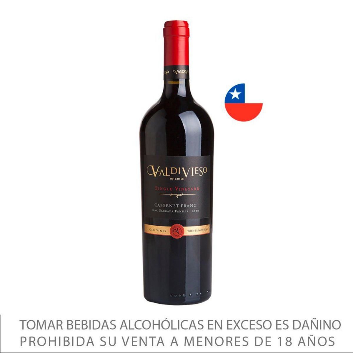 VALDIVIESO - Vino Tinto Valdivieso Selección del Viñedo Cabernet Botella 750 mL