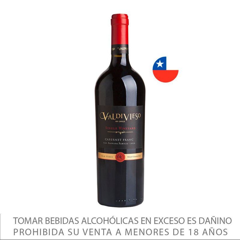 VALDIVIESO - Vino Tinto Valdivieso Selección del Viñedo Cabernet Botella 750 mL