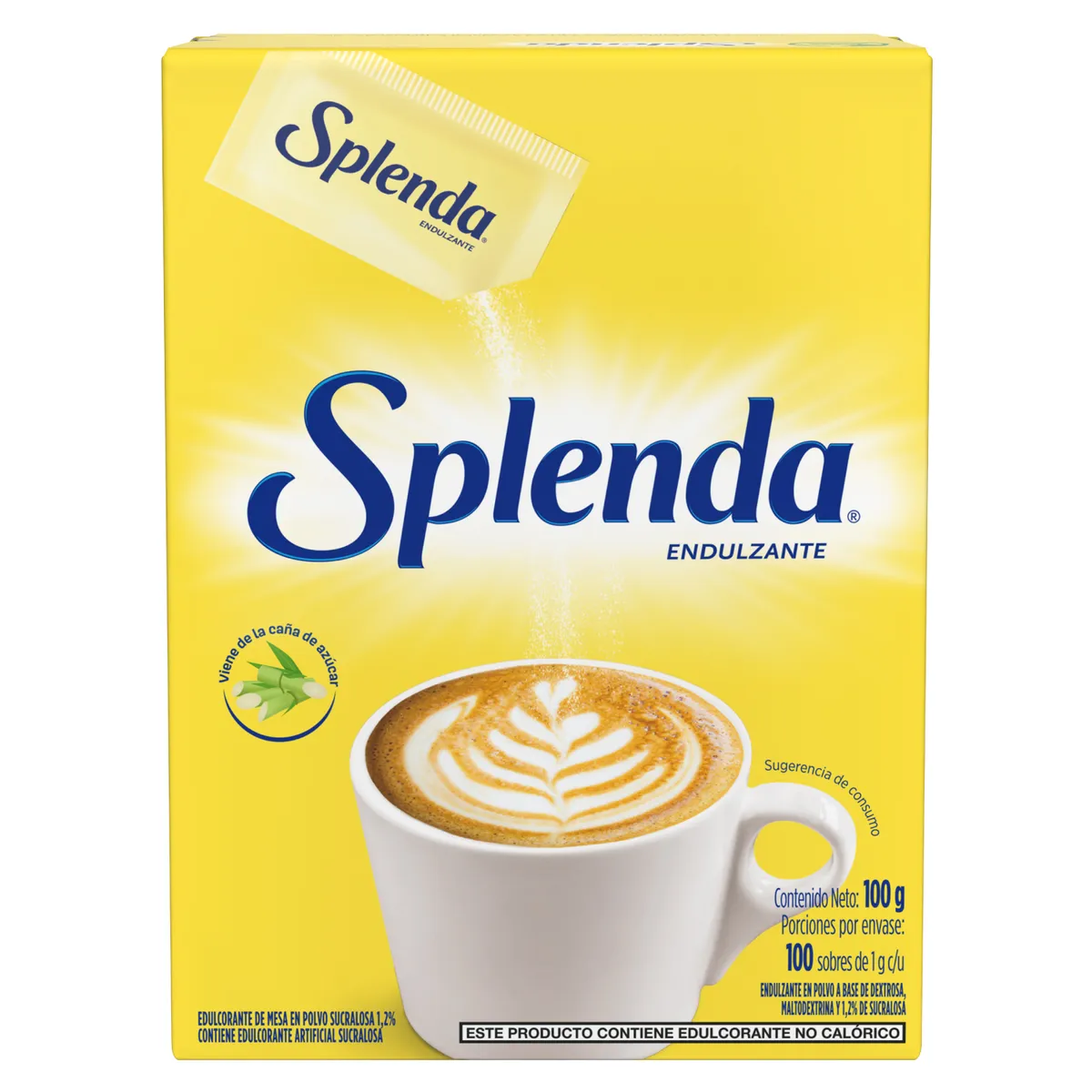 SPLENDA - Edulcorante Splenda Caja 100 Sobres
