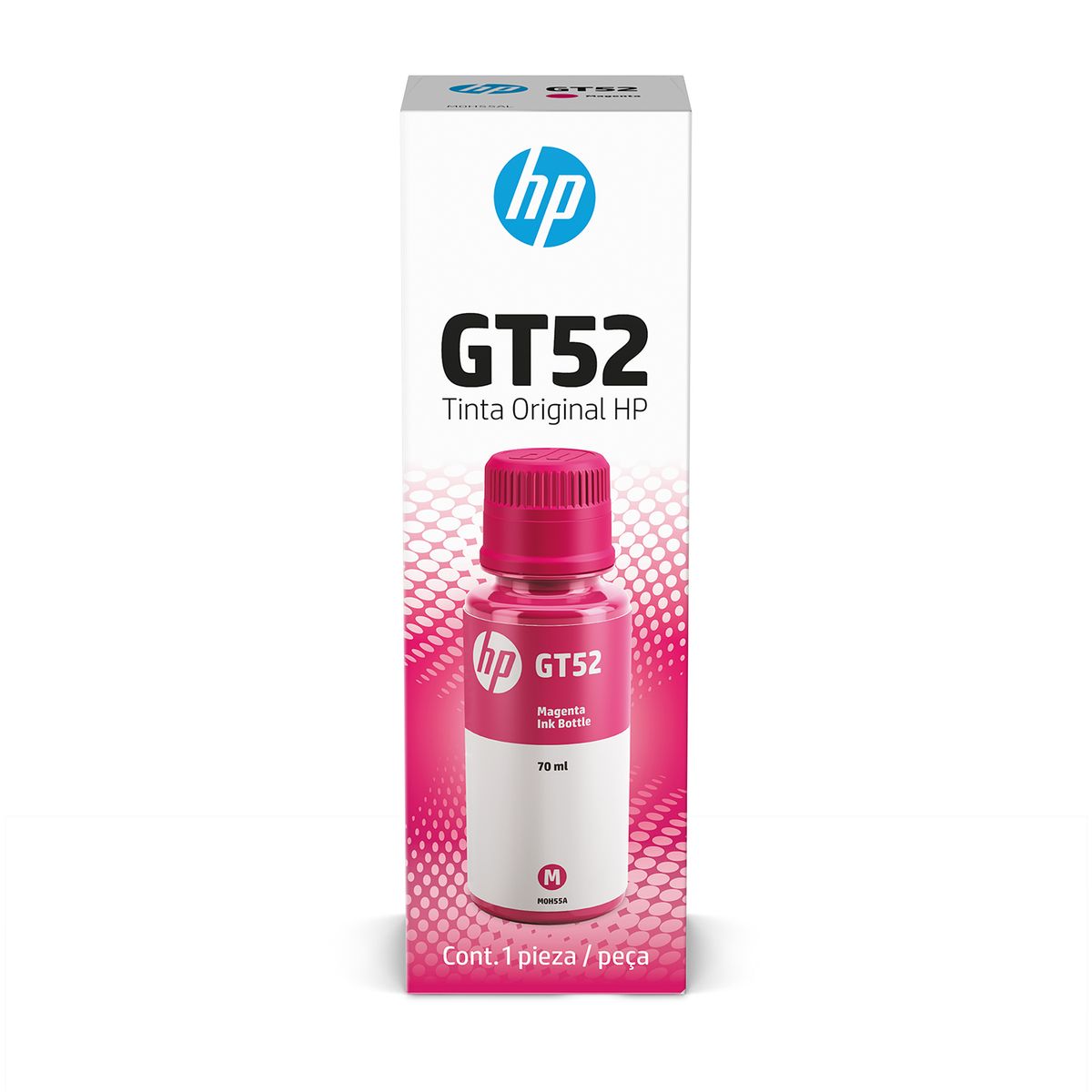 HP - Botella de Tinta HP Gt52 Magenta Original Ink