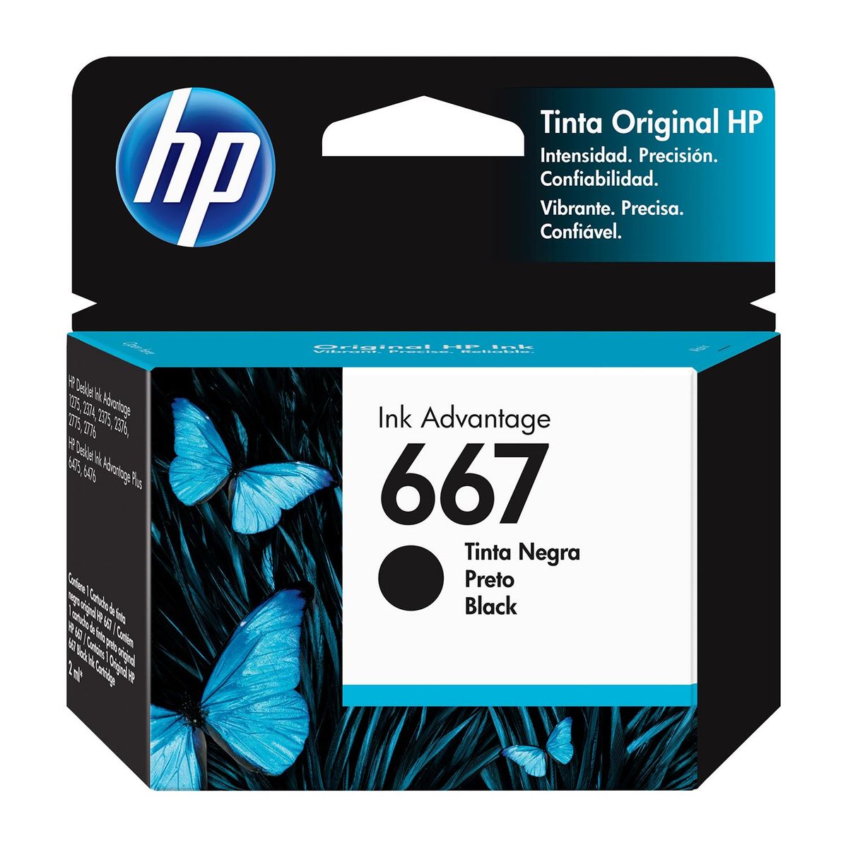 HP - Tinta HP 667 Black Ink Cartridge