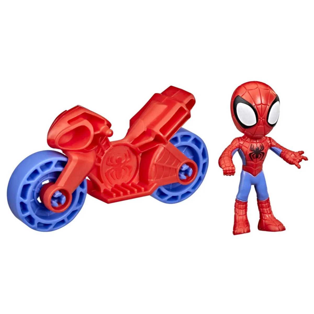 MARVEL - Figura de Acción Spidey & His Amazing Friends Héroe Con Motocicleta Surtido