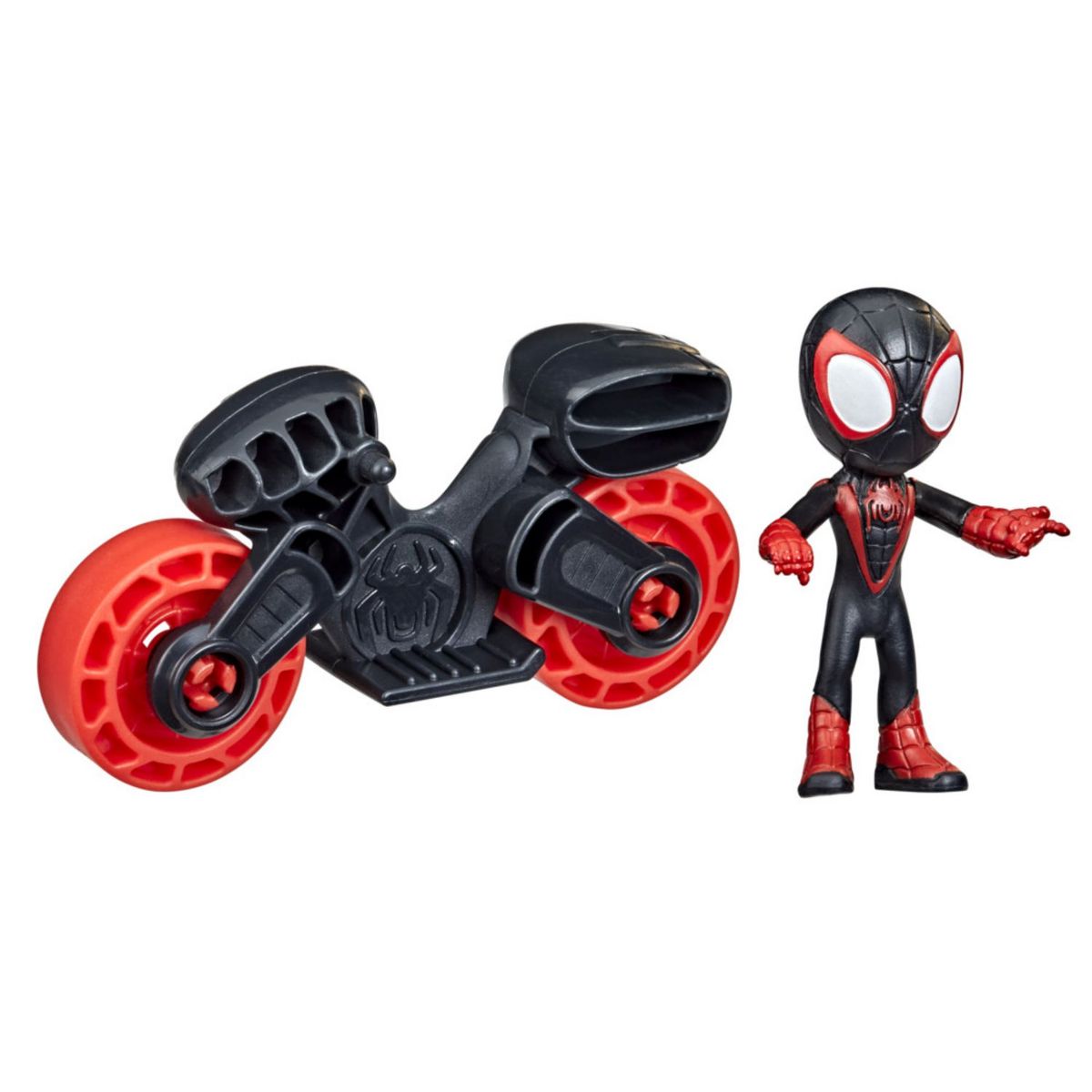 MARVEL - Figura de Acción Spidey & His Amazing Friends Héroe Con Motocicleta Surtido