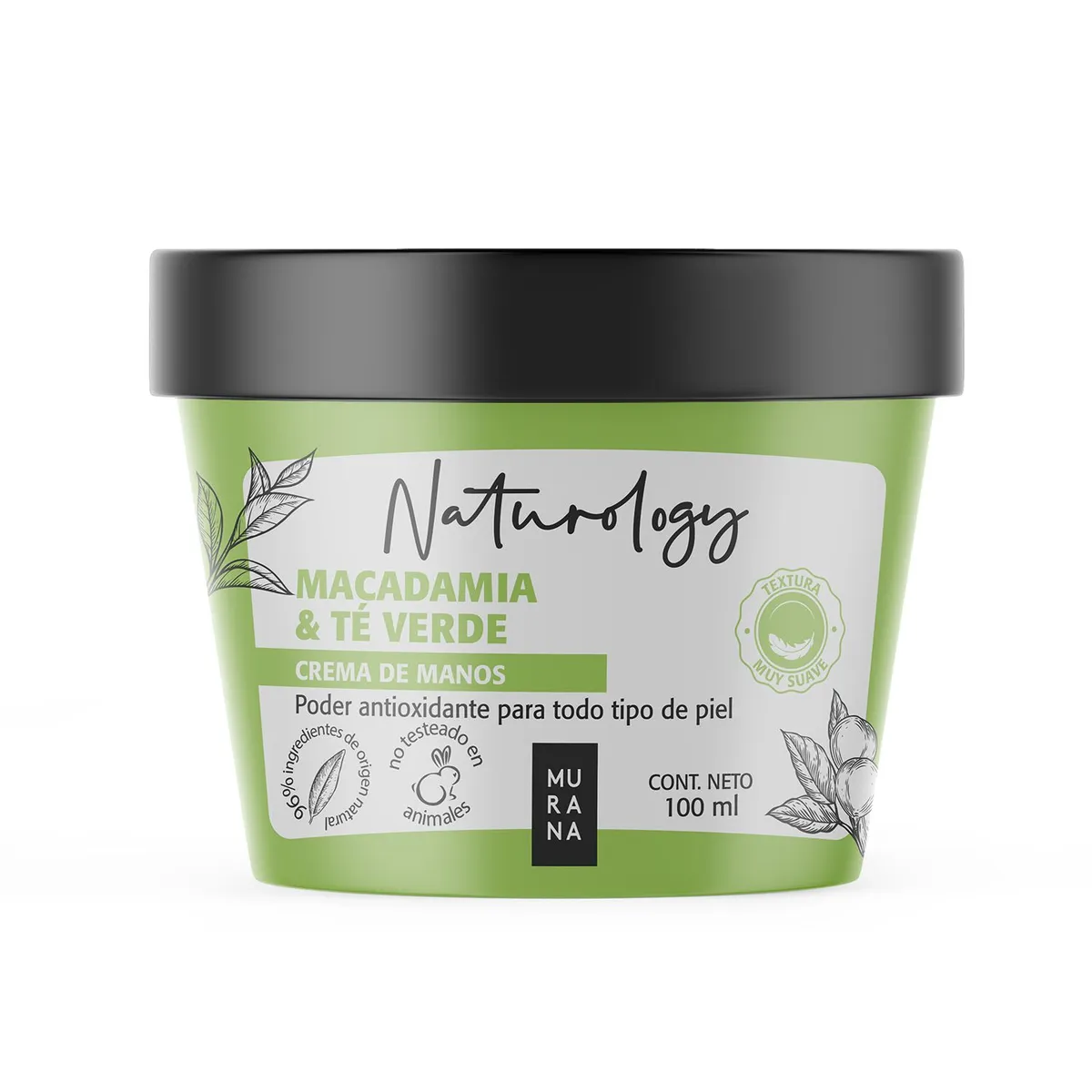 MURANA - Crema Manos Murana Macadamia Te Verde Pote 100 mL