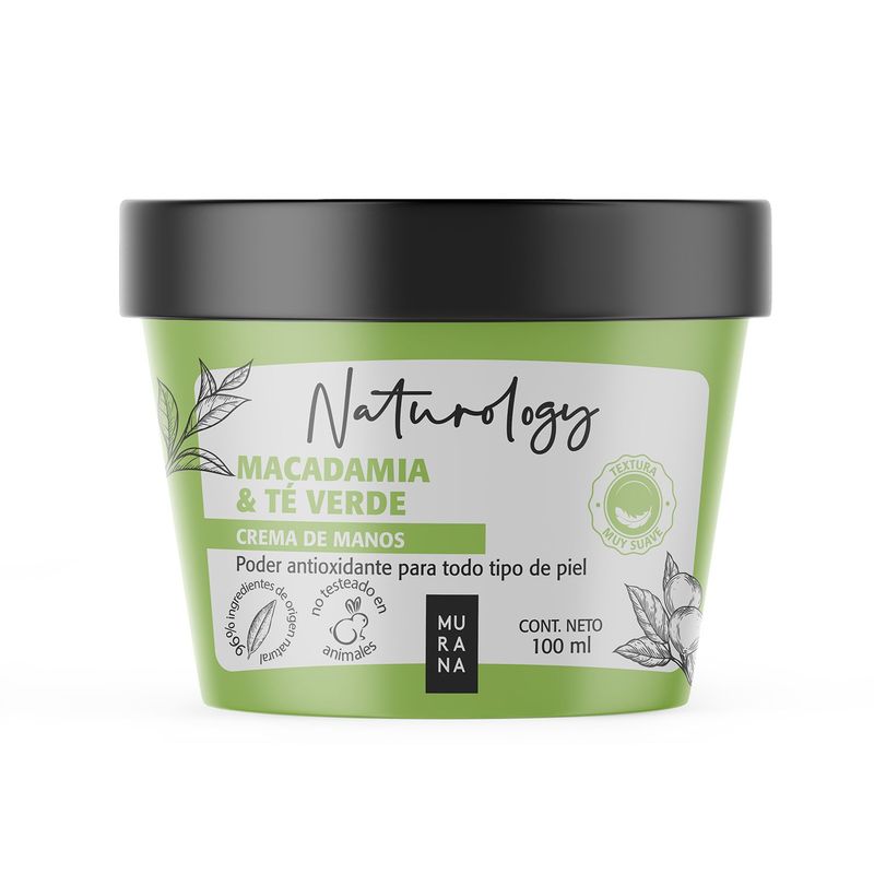 MURANA - Crema Manos Extra Sua Macadamia Y Te Verde 100 mL