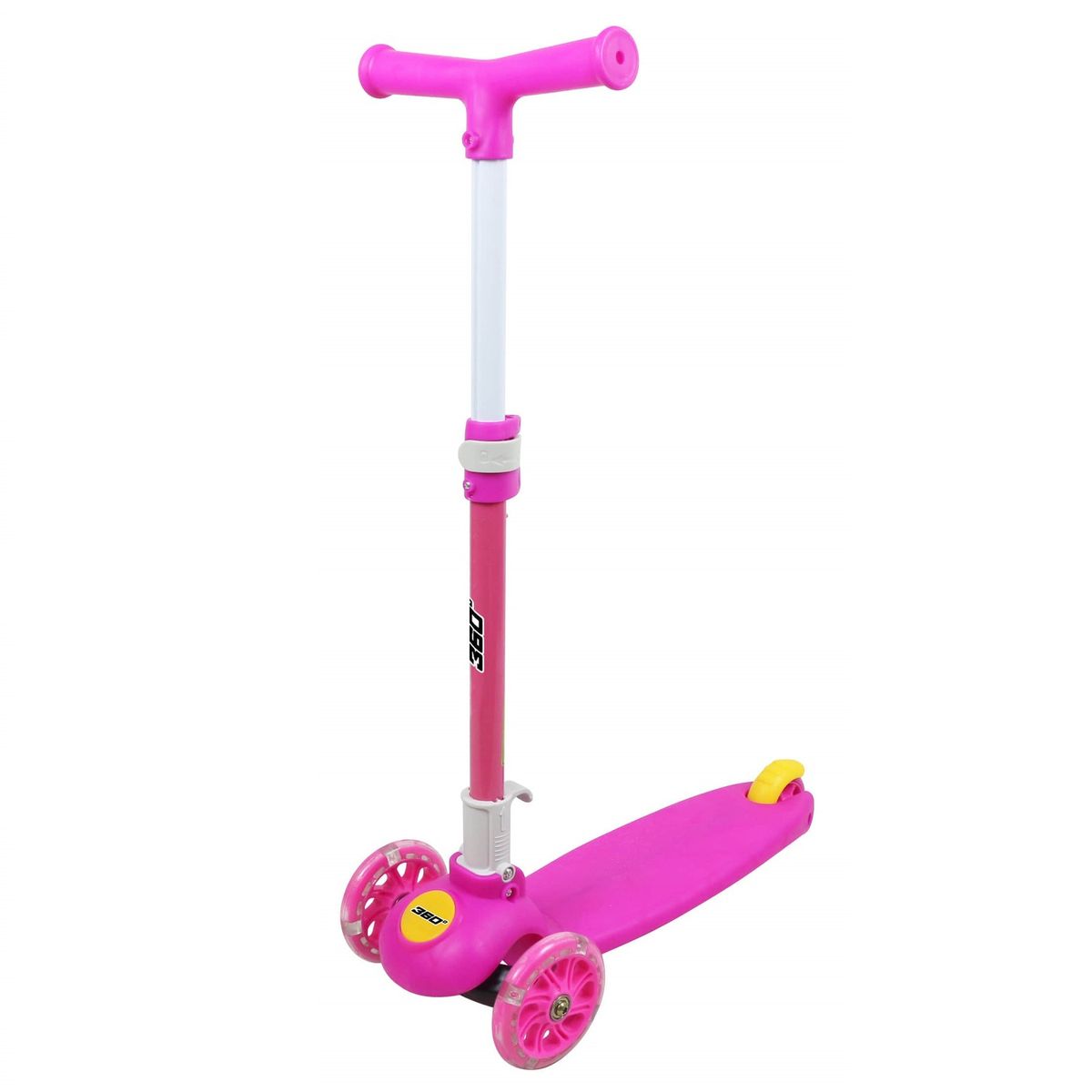 360 - Scooter 3 Ruedas Plegable Fucsia