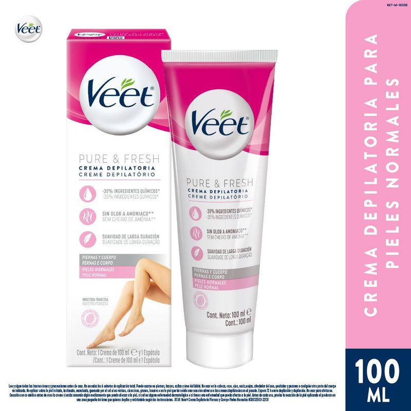 VEET - Crema Depilatoria Corporal Veet Piel Normal  Envase 200 g