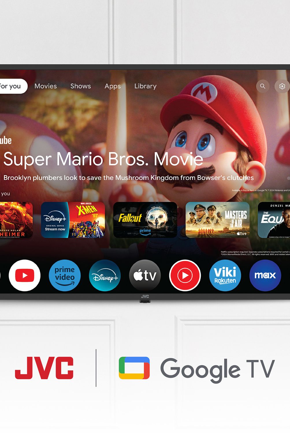 JVC - Televisor JVC LED 43'' FHD Google TV Os LT-43KM348