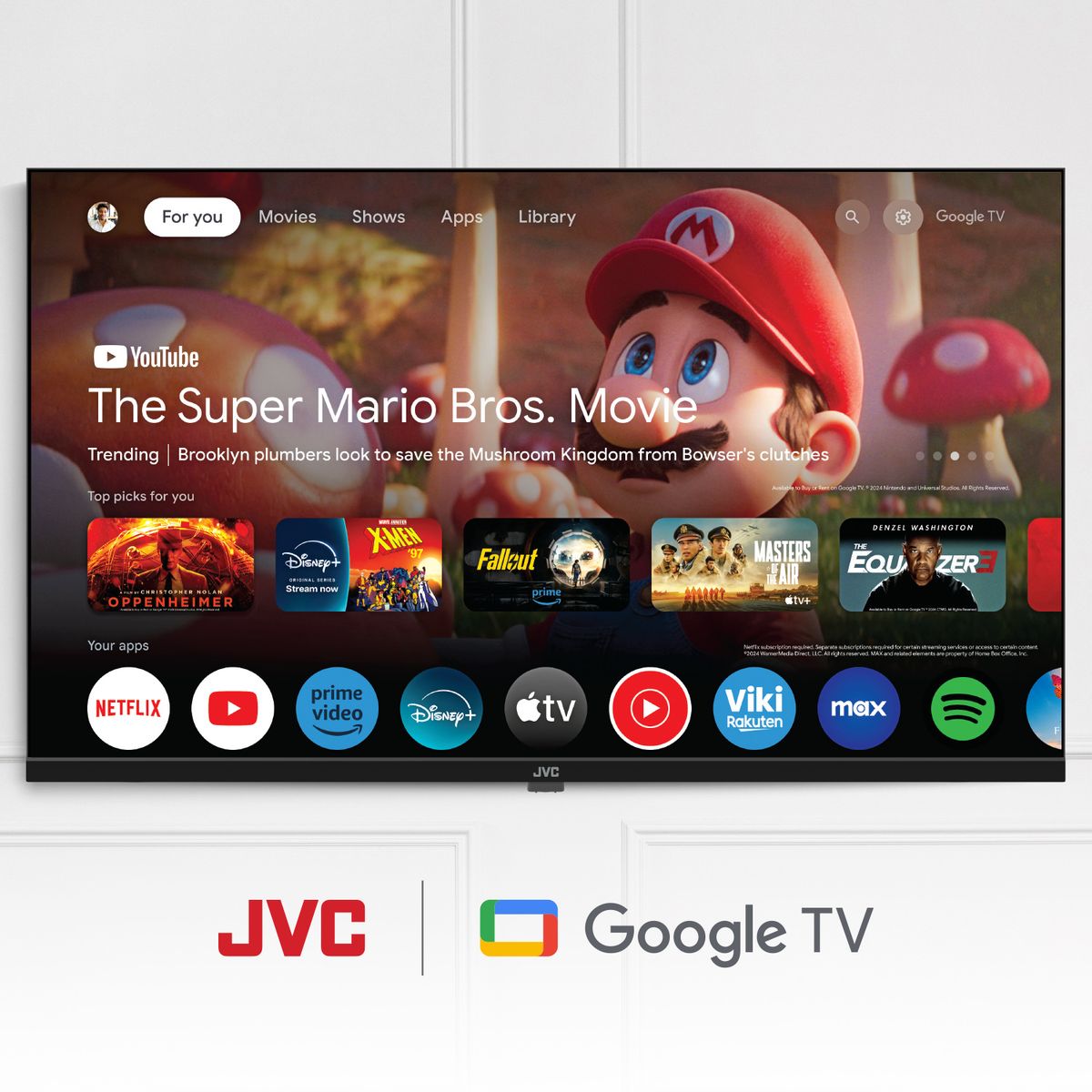 JVC - Televisor JVC LED 32'' HD Google TV Os LT-32KM148