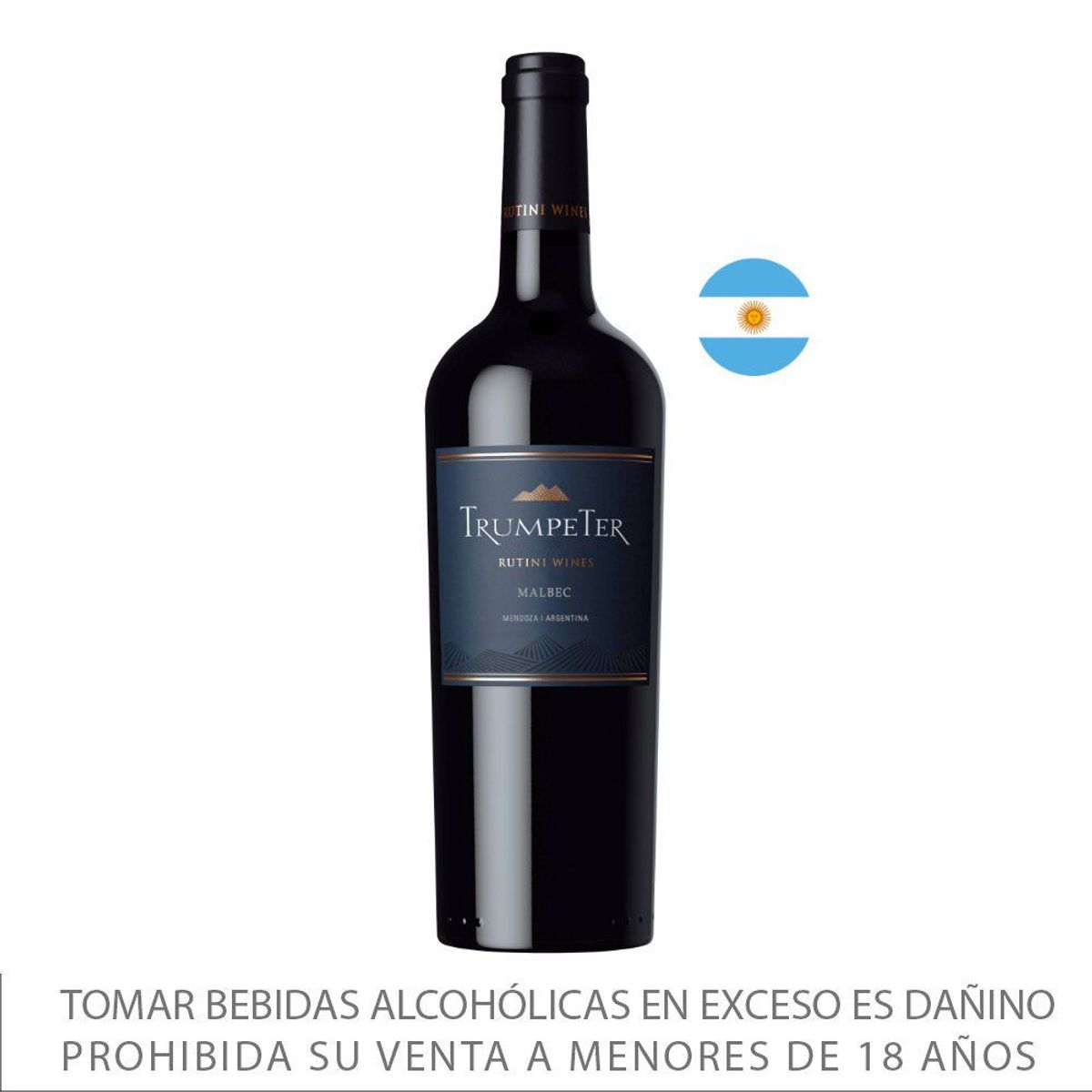 TRUMPETER - Vino Tinto Trumpeter Malbec Botella 750 mL