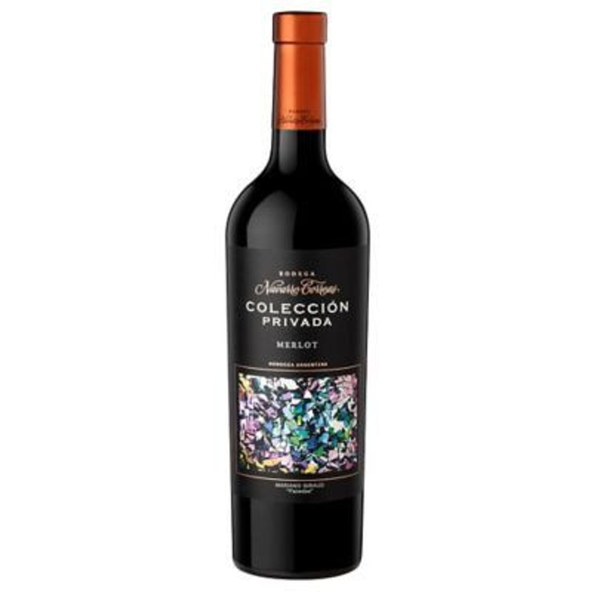NAVARRO CORREAS - Vino Tinto Navarro Correas Colección Privada Merlot Botella 750 mL
